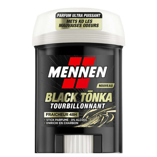 Mennen Déodorant Black Tonka Tourbillonnant Stick 60ml