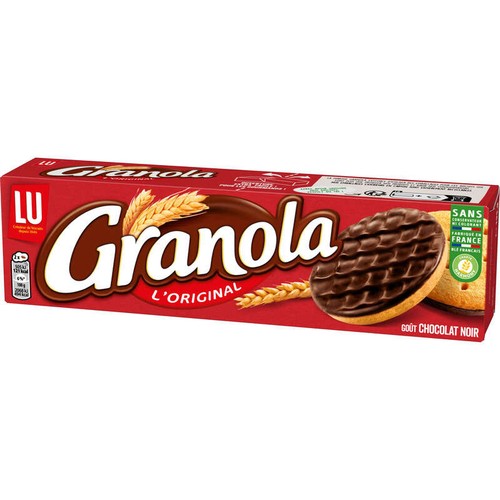 Granola Sablés nappés au Chocolat Noir 195g