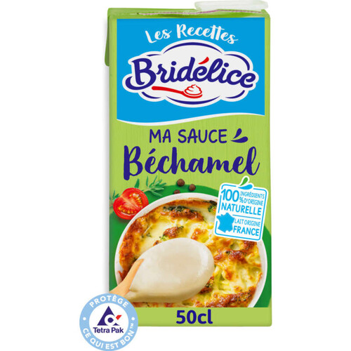 Bridélice Sauce Béchamel UHT Brique 50cl