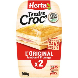 Herta Tendre Croc' L'Original Comté Jambon 200g