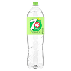 7UP Free Boisson Gazeuse au Citron la Bouteille de 1,5L