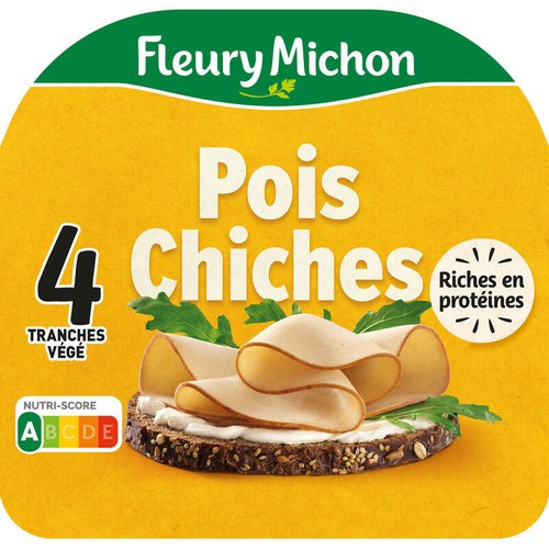 Fleury Michon Tranches de Pois Chiches x4 120g