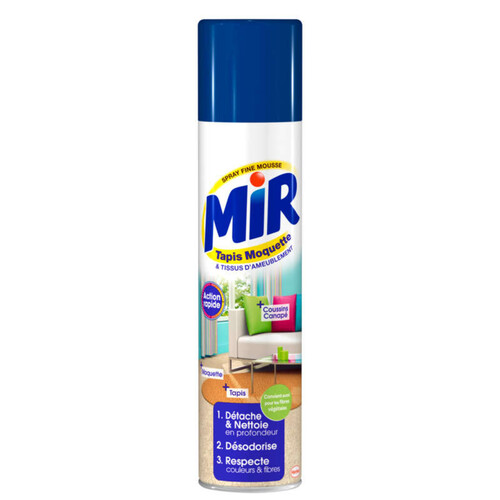Mir Spray Fine Mousse, Tapis Moquette & Tissus D'Ameublement 60 Cl