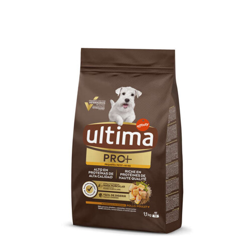 Ultima Pro+ Croquettes Petit Chien 10 kg 1,1kg