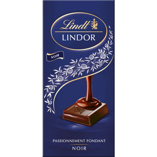 Lindt Tablette Lindor Chocolat Noir 150G