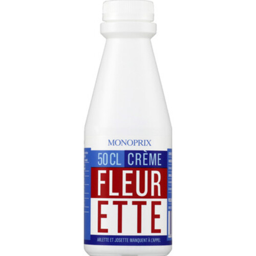 Monoprix Crème fleurette 30% MG origine France 50cl