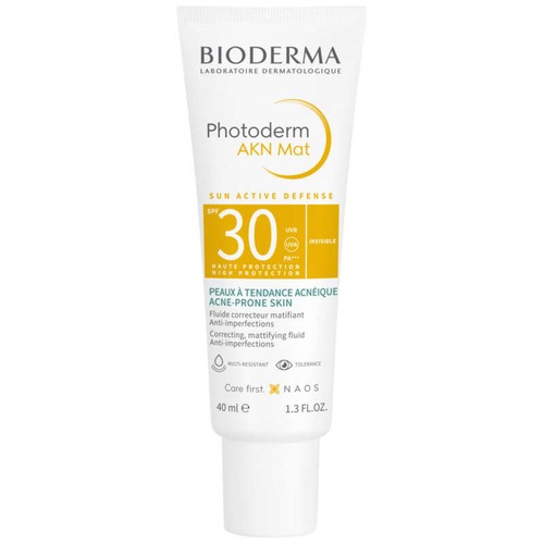 [Para] Bioderma Photoderm Akn Mat Crème solaire  Spf 30 40ml