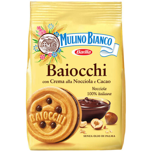 Mulini bianco biscuits baiocchi nocciola 260g