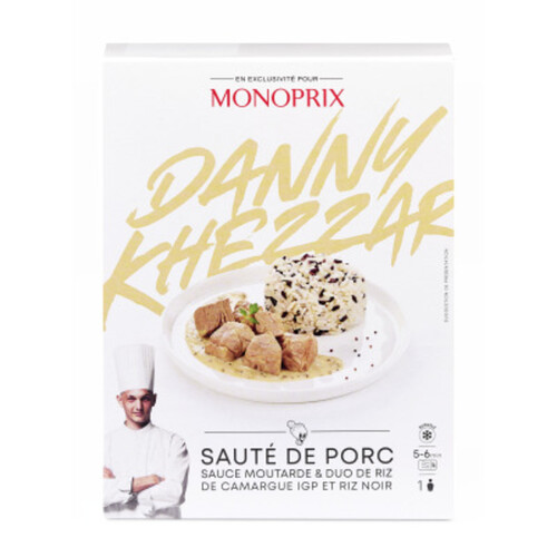 Monoprix Sauté de Porc Moutarde Duo Riz 350g