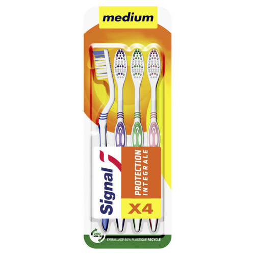 Signal Brosse À Dents Protection Intégrale Médium X4